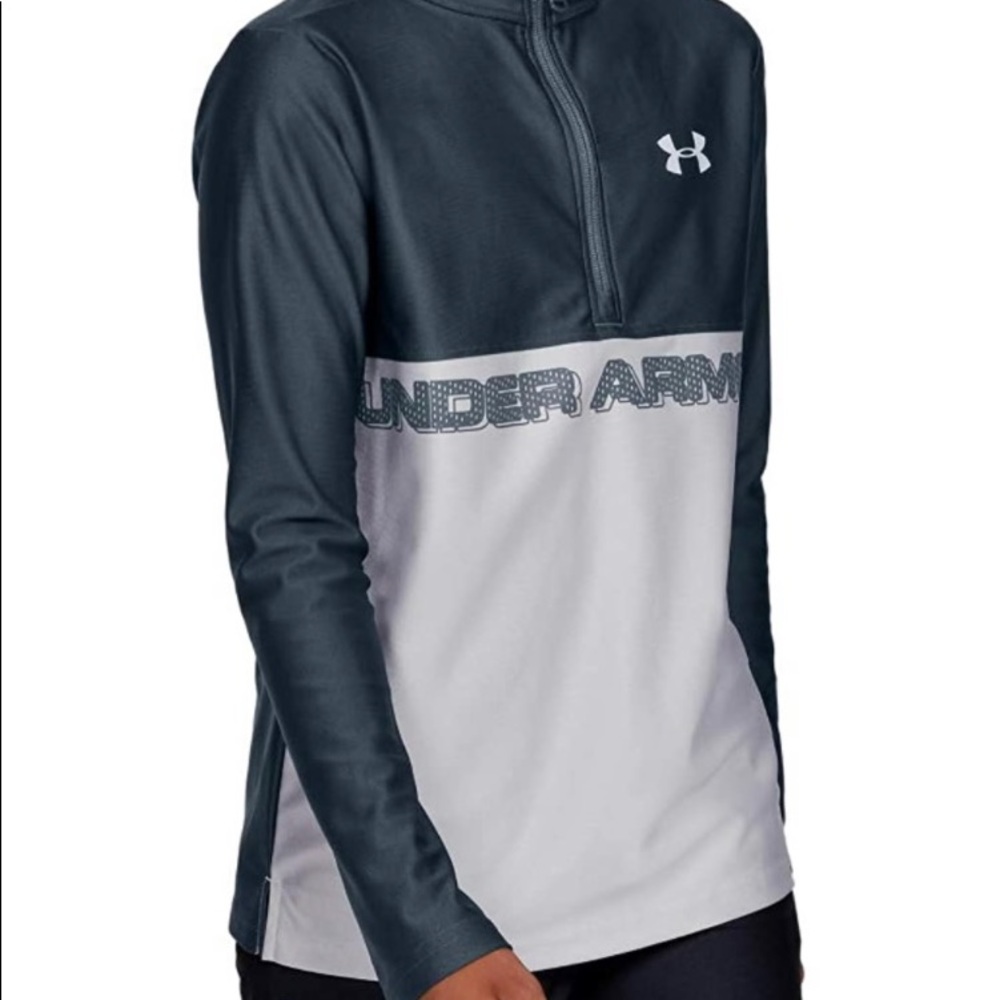 Under Armour Boys Tech 1/2 zip long sleeve